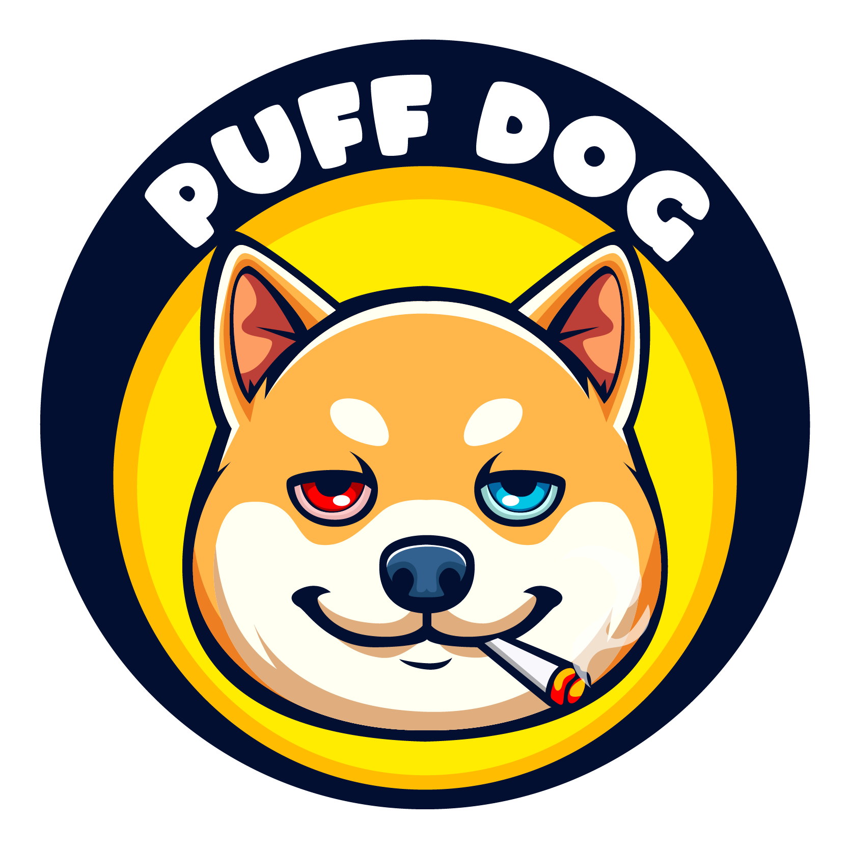 Puff Dog chilled character