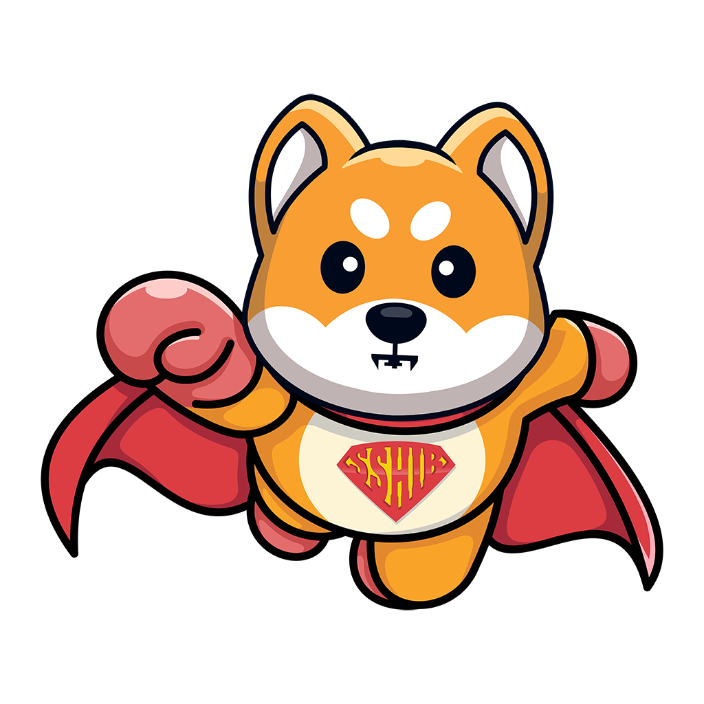 Super Shiba Inu superhero character